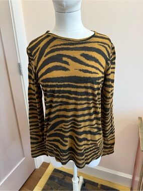 Proenza Schouler tiger stripe tee